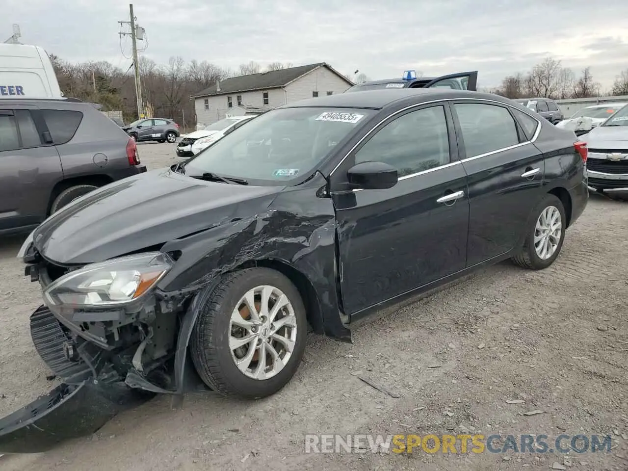 1 fotografías del automóvil dañado 3N1AB7AP3KY404683 NISSAN SENTRA 2019