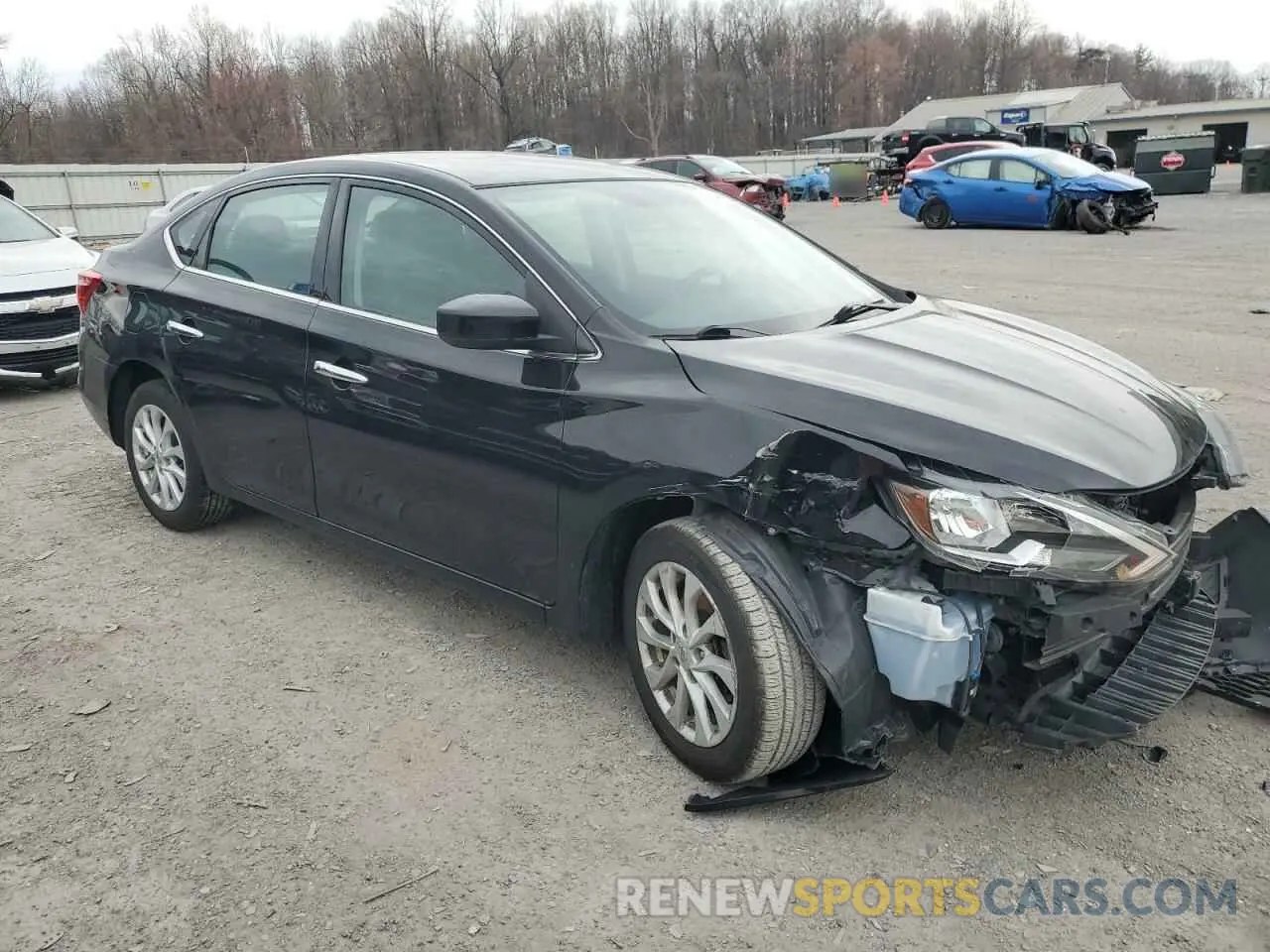 4 fotografías del automóvil dañado 3N1AB7AP3KY404683 NISSAN SENTRA 2019