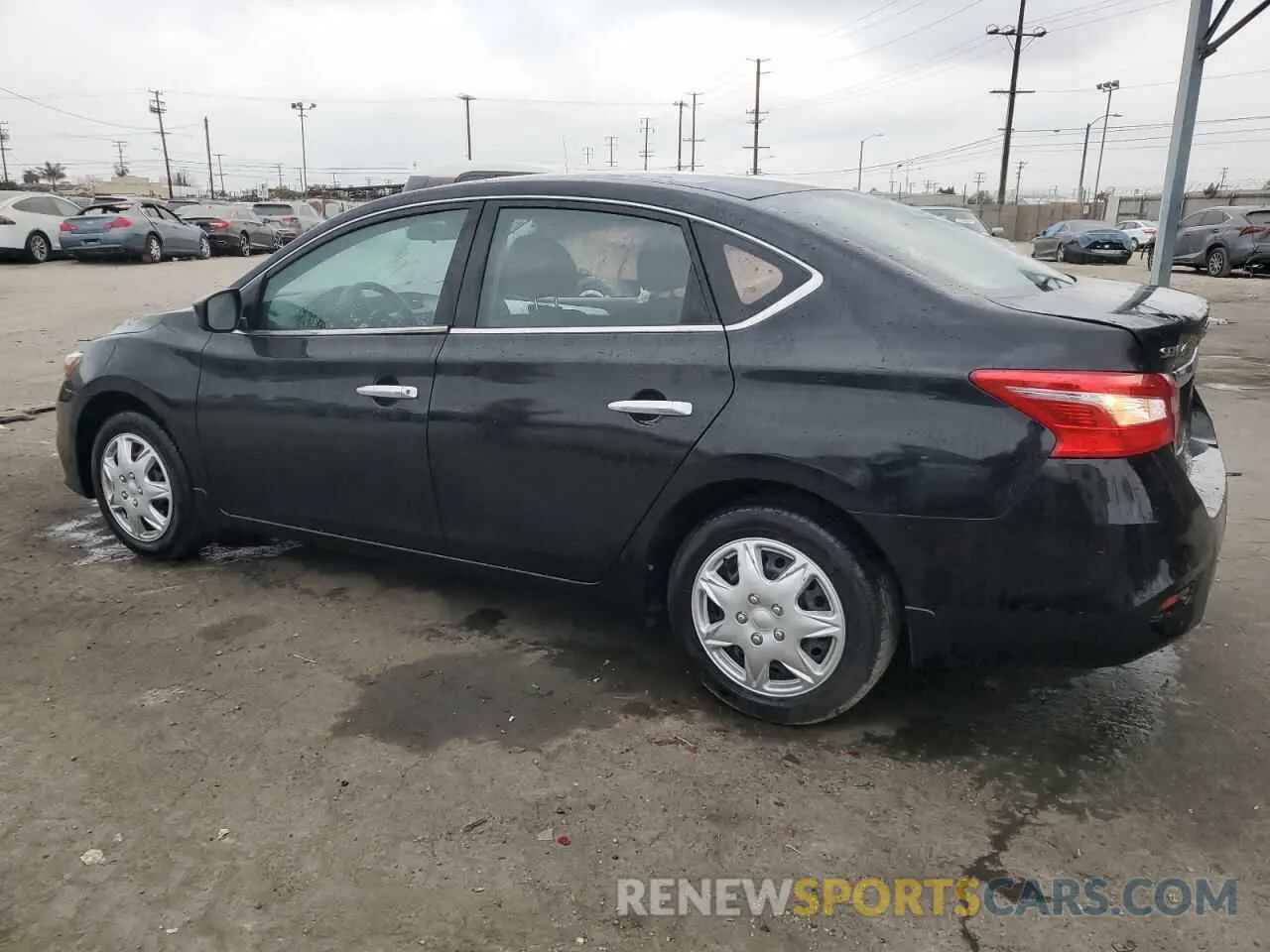 2 fotografías del automóvil dañado 3N1AB7AP3KY406109 NISSAN SENTRA 2019