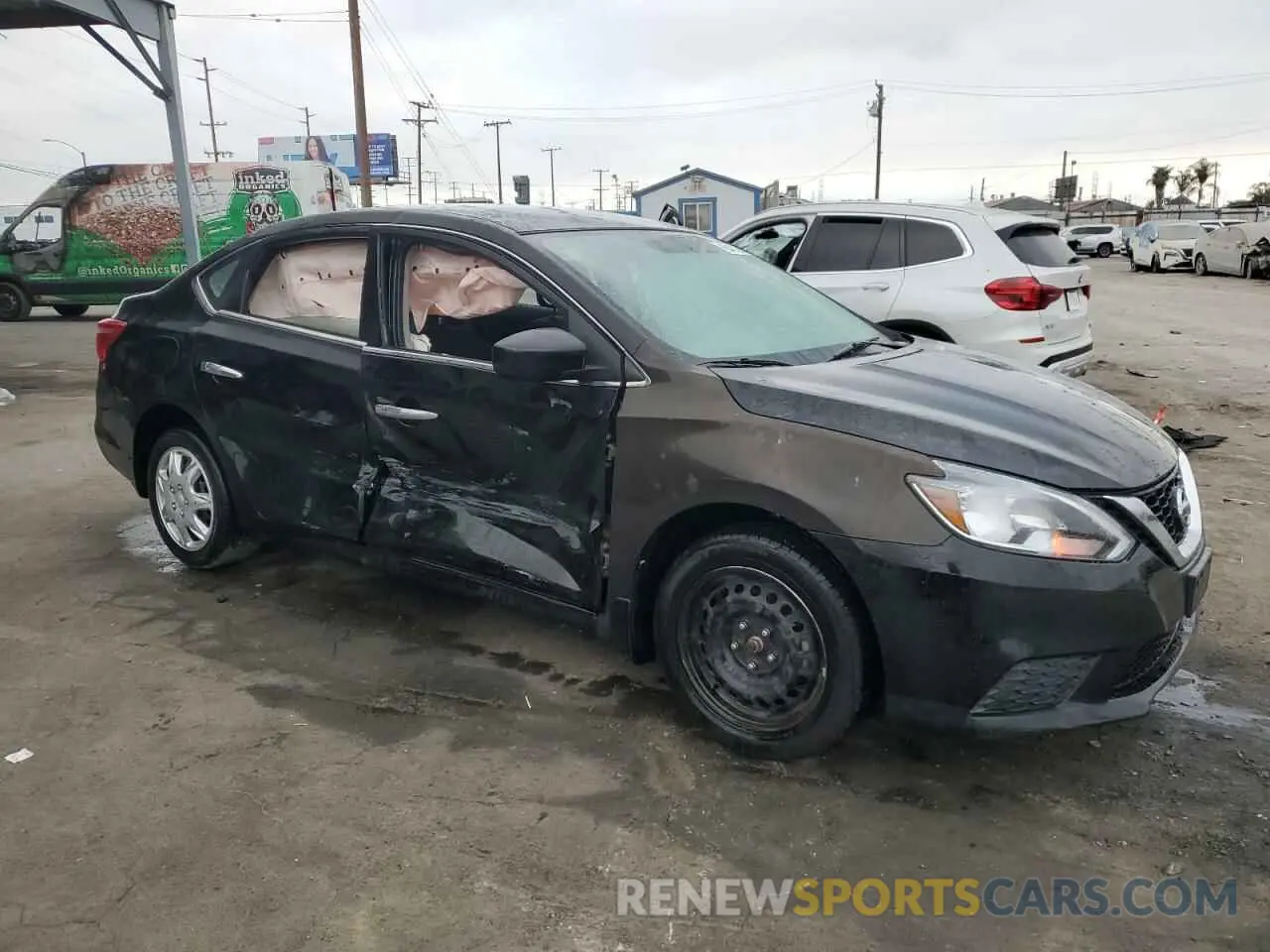 4 fotografías del automóvil dañado 3N1AB7AP3KY406109 NISSAN SENTRA 2019