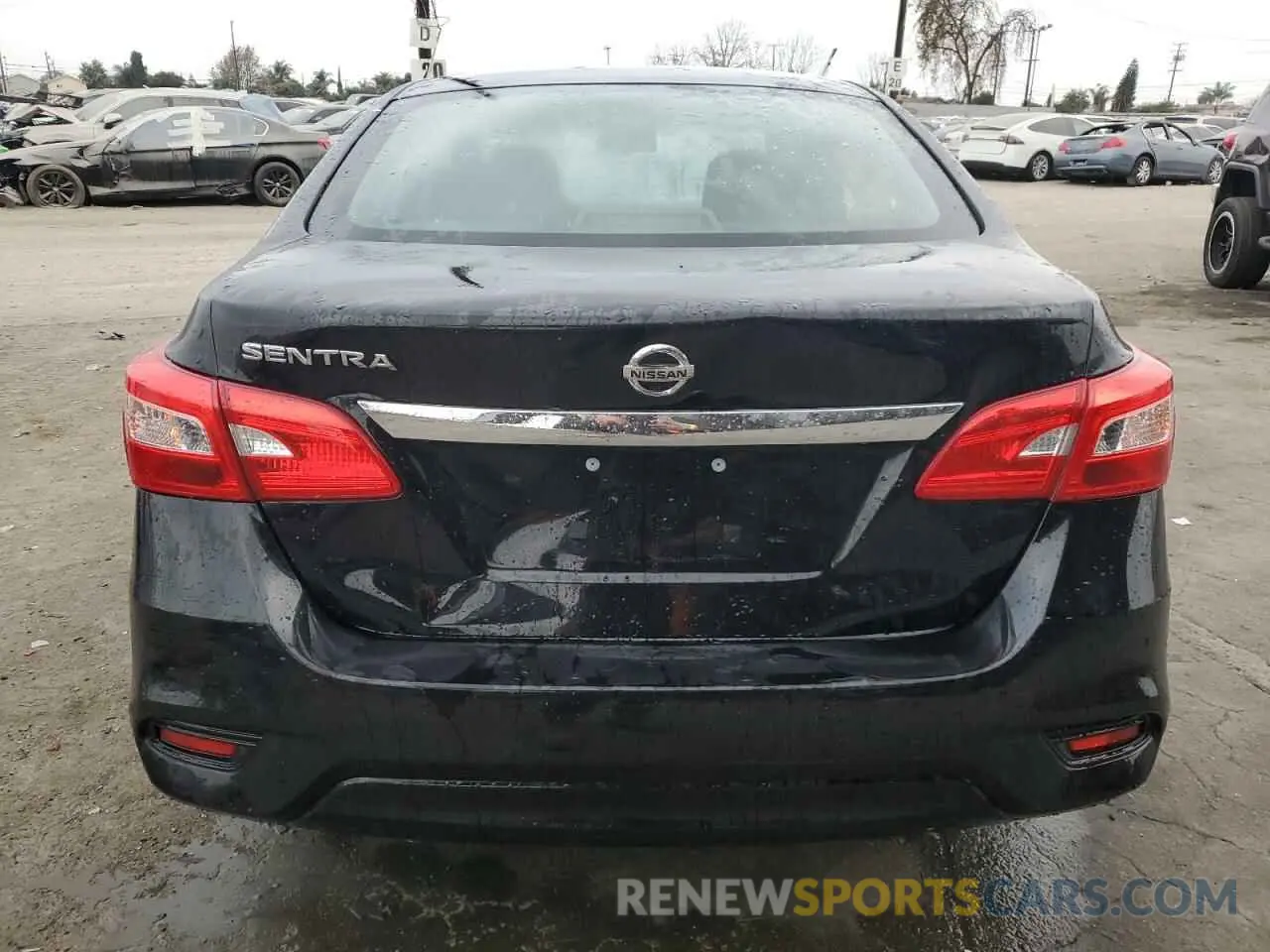 6 fotografías del automóvil dañado 3N1AB7AP3KY406109 NISSAN SENTRA 2019