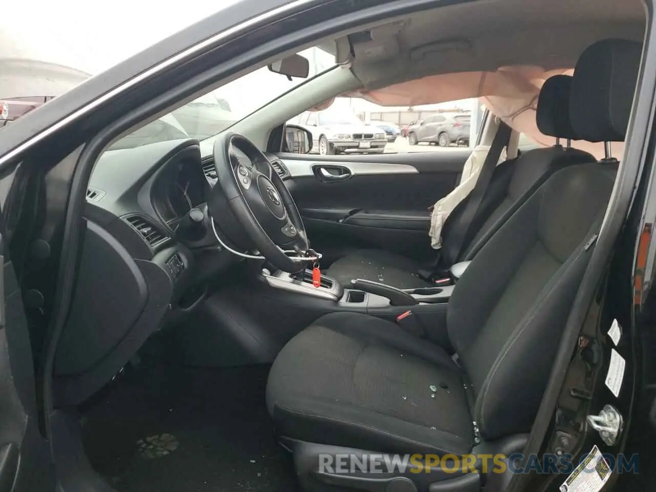 7 fotografías del automóvil dañado 3N1AB7AP3KY406109 NISSAN SENTRA 2019