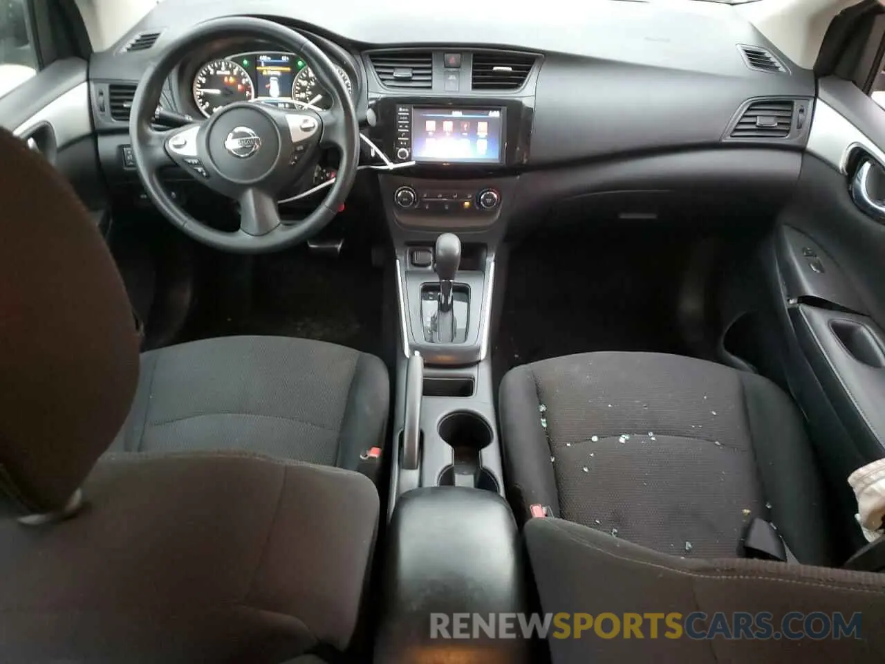 8 fotografías del automóvil dañado 3N1AB7AP3KY406109 NISSAN SENTRA 2019