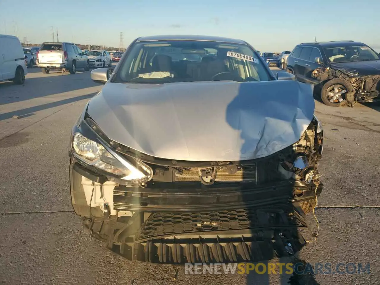 5 fotografías del automóvil dañado 3N1AB7AP3KY409382 NISSAN SENTRA 2019