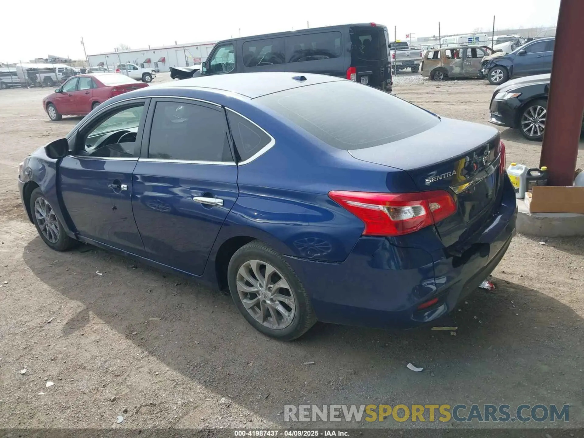 3 fotografías del automóvil dañado 3N1AB7AP3KY415201 NISSAN SENTRA 2019