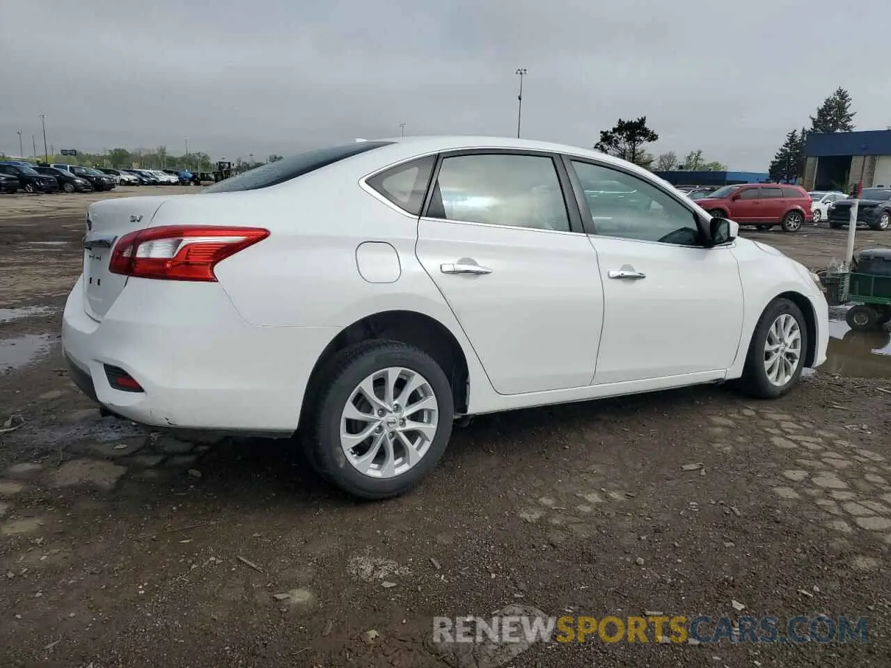 3 fotografías del automóvil dañado 3N1AB7AP3KY420270 NISSAN SENTRA 2019