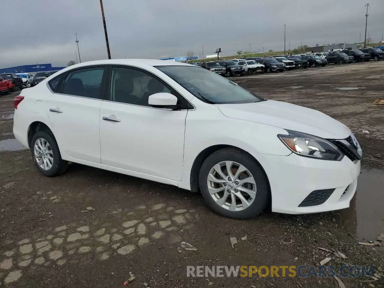 4 fotografías del automóvil dañado 3N1AB7AP3KY420270 NISSAN SENTRA 2019