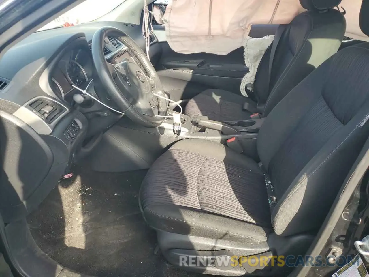 7 fotografías del automóvil dañado 3N1AB7AP3KY433133 NISSAN SENTRA 2019