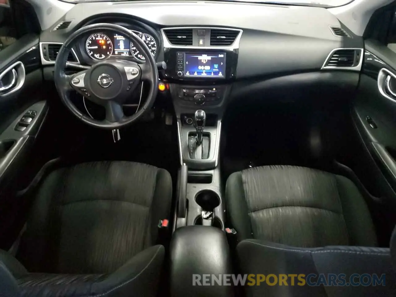 8 fotografías del automóvil dañado 3N1AB7AP3KY435481 NISSAN SENTRA 2019
