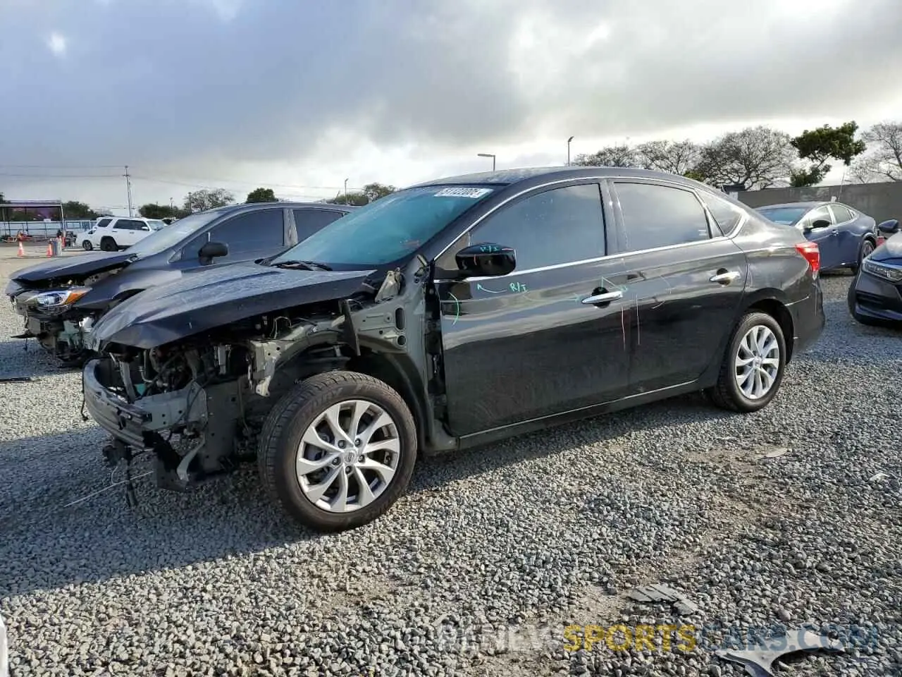 1 fotografías del automóvil dañado 3N1AB7AP3KY435934 NISSAN SENTRA 2019
