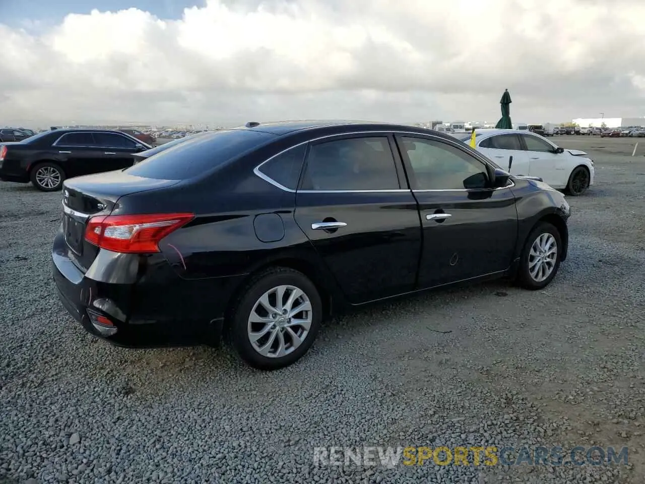 3 fotografías del automóvil dañado 3N1AB7AP3KY435934 NISSAN SENTRA 2019