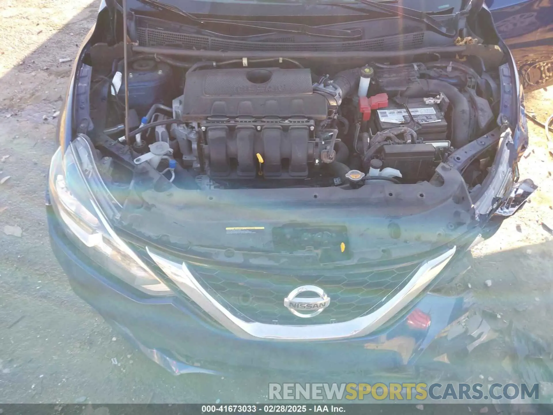 10 fotografías del automóvil dañado 3N1AB7AP3KY446089 NISSAN SENTRA 2019