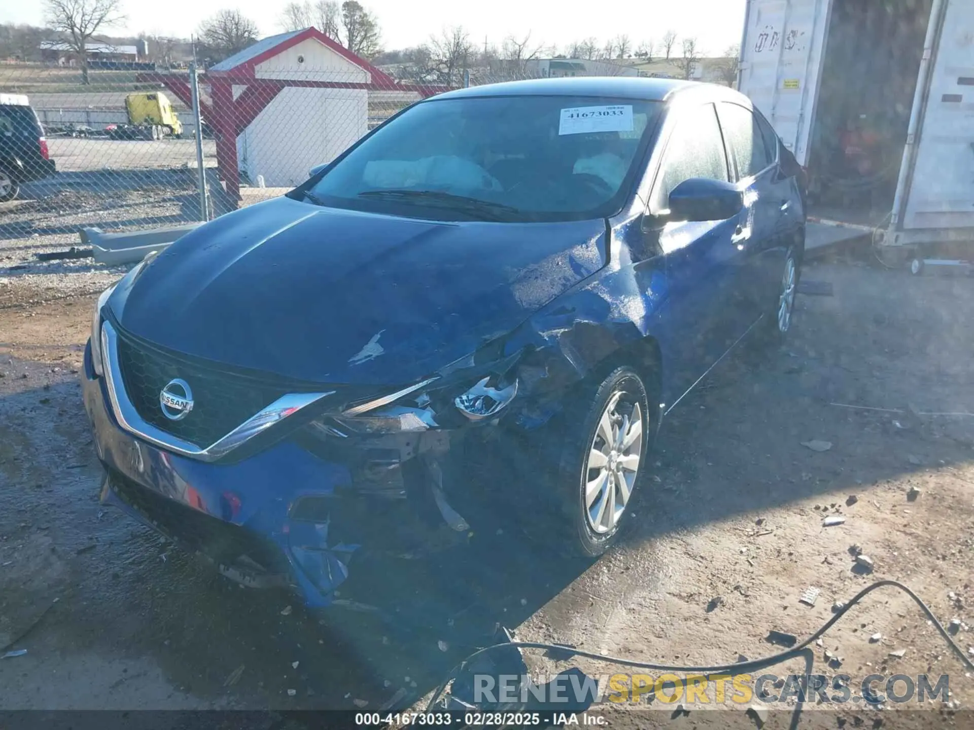 2 fotografías del automóvil dañado 3N1AB7AP3KY446089 NISSAN SENTRA 2019