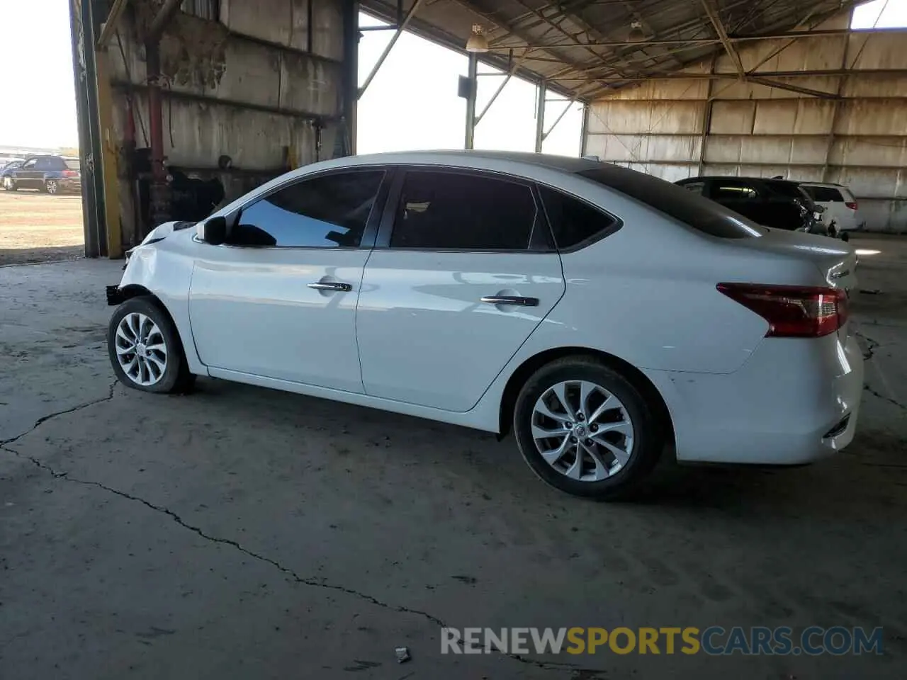 2 fotografías del automóvil dañado 3N1AB7AP3KY448084 NISSAN SENTRA 2019