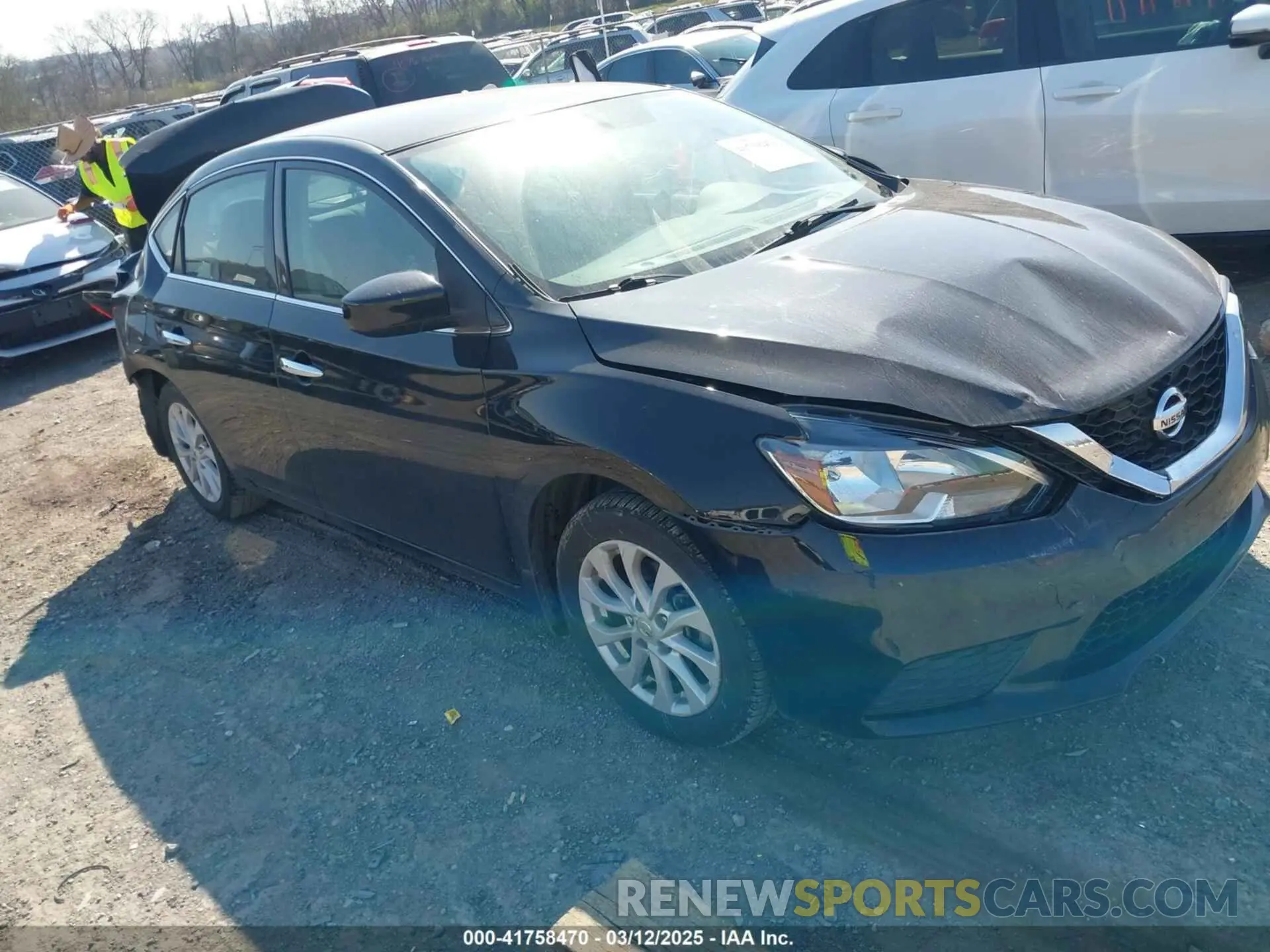 1 fotografías del automóvil dañado 3N1AB7AP3KY454418 NISSAN SENTRA 2019