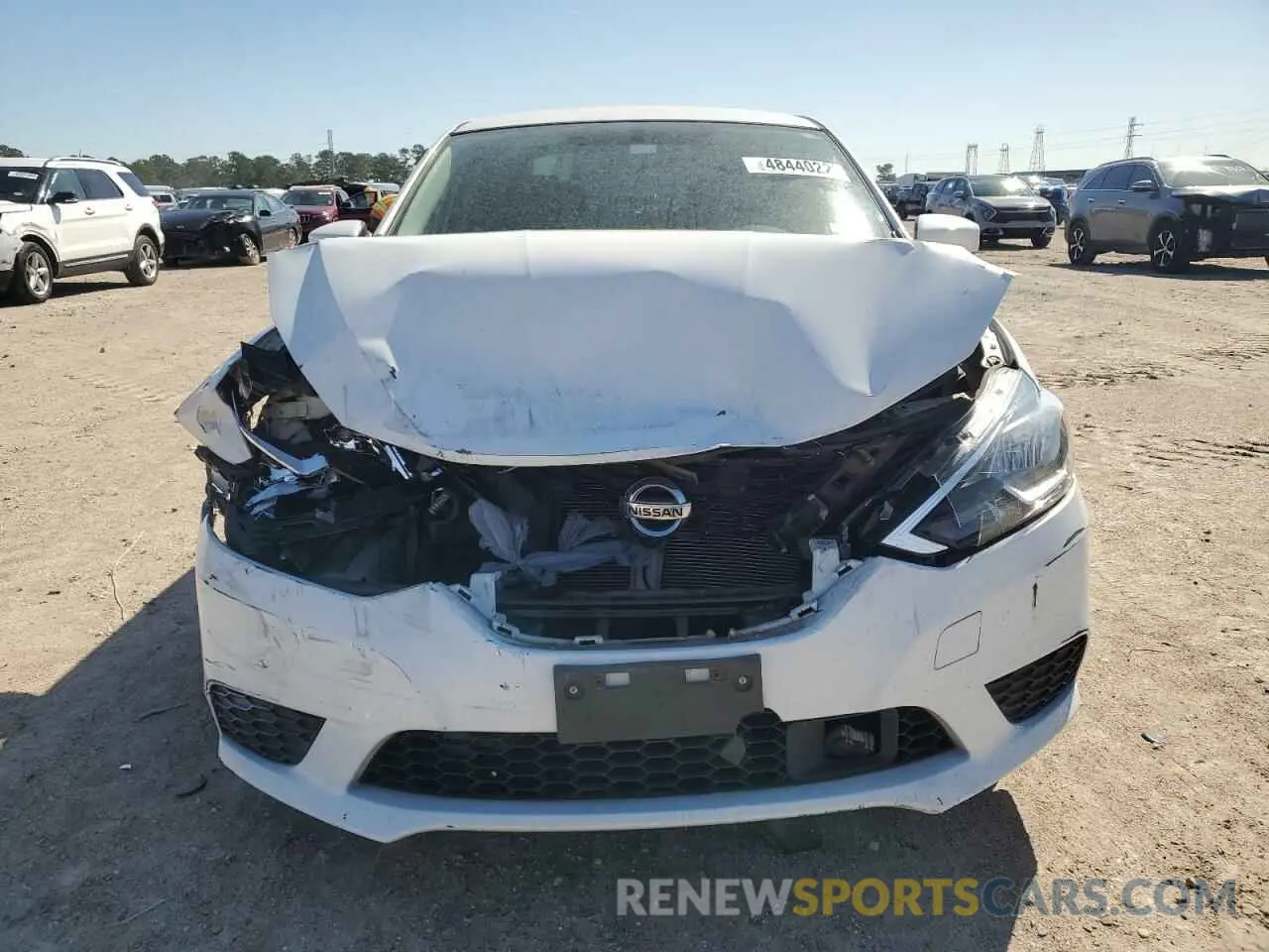 5 fotografías del automóvil dañado 3N1AB7AP4KL614657 NISSAN SENTRA 2019