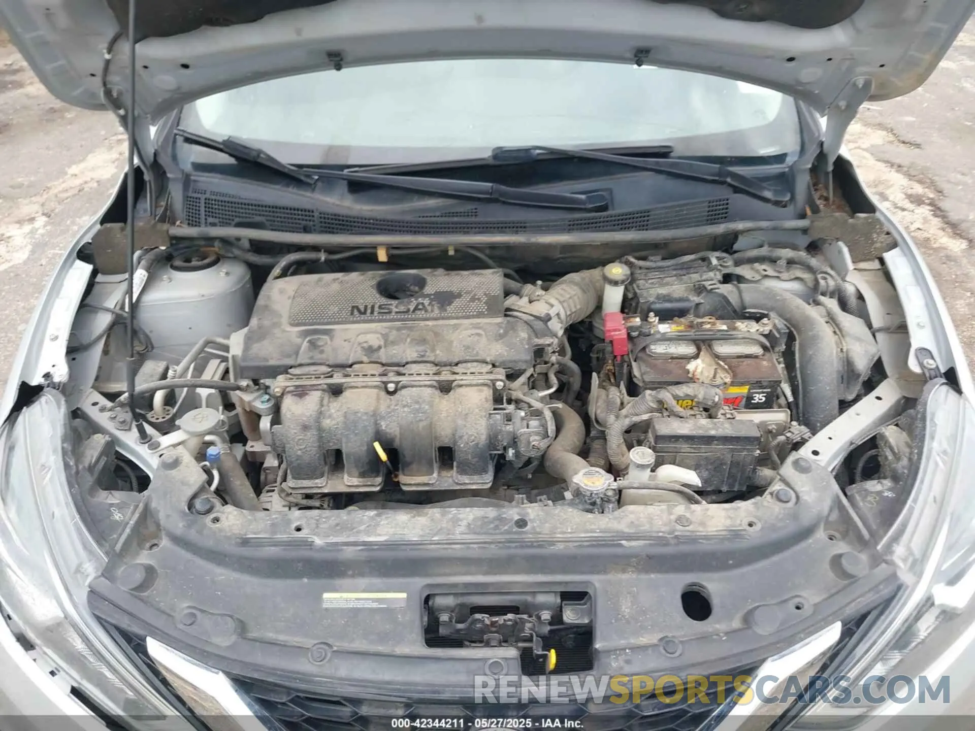 10 fotografías del automóvil dañado 3N1AB7AP4KL620149 NISSAN SENTRA 2019