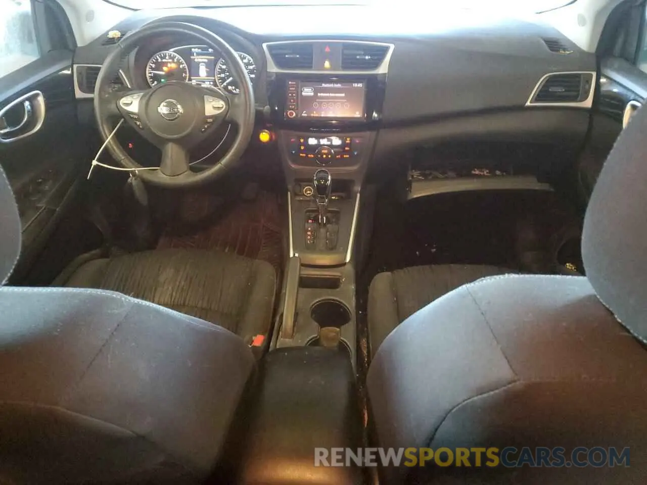 8 fotografías del automóvil dañado 3N1AB7AP4KL625660 NISSAN SENTRA 2019