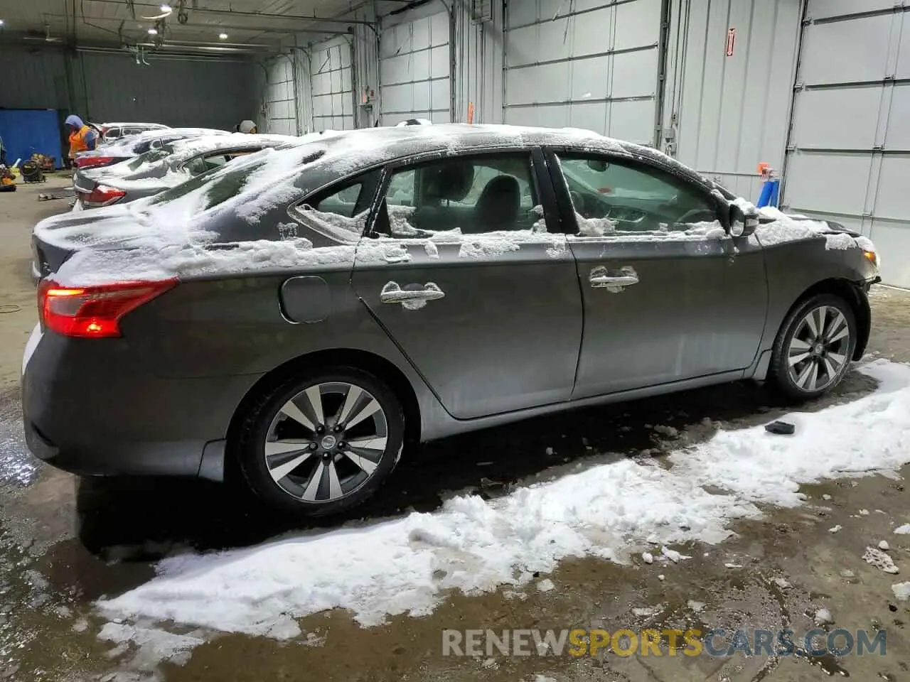 3 fotografías del automóvil dañado 3N1AB7AP4KY207800 NISSAN SENTRA 2019