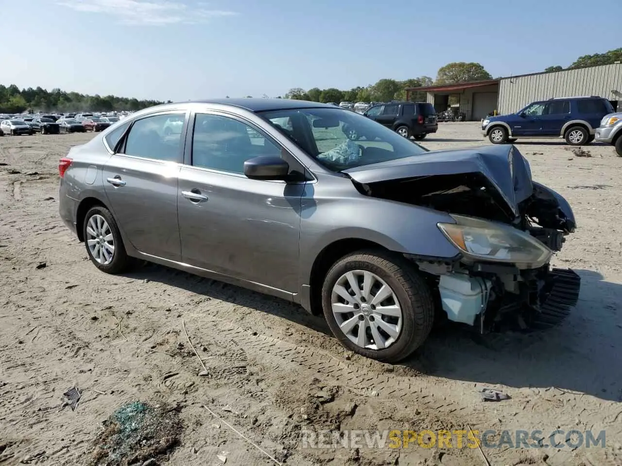 4 fotografías del automóvil dañado 3N1AB7AP4KY221034 NISSAN SENTRA 2019