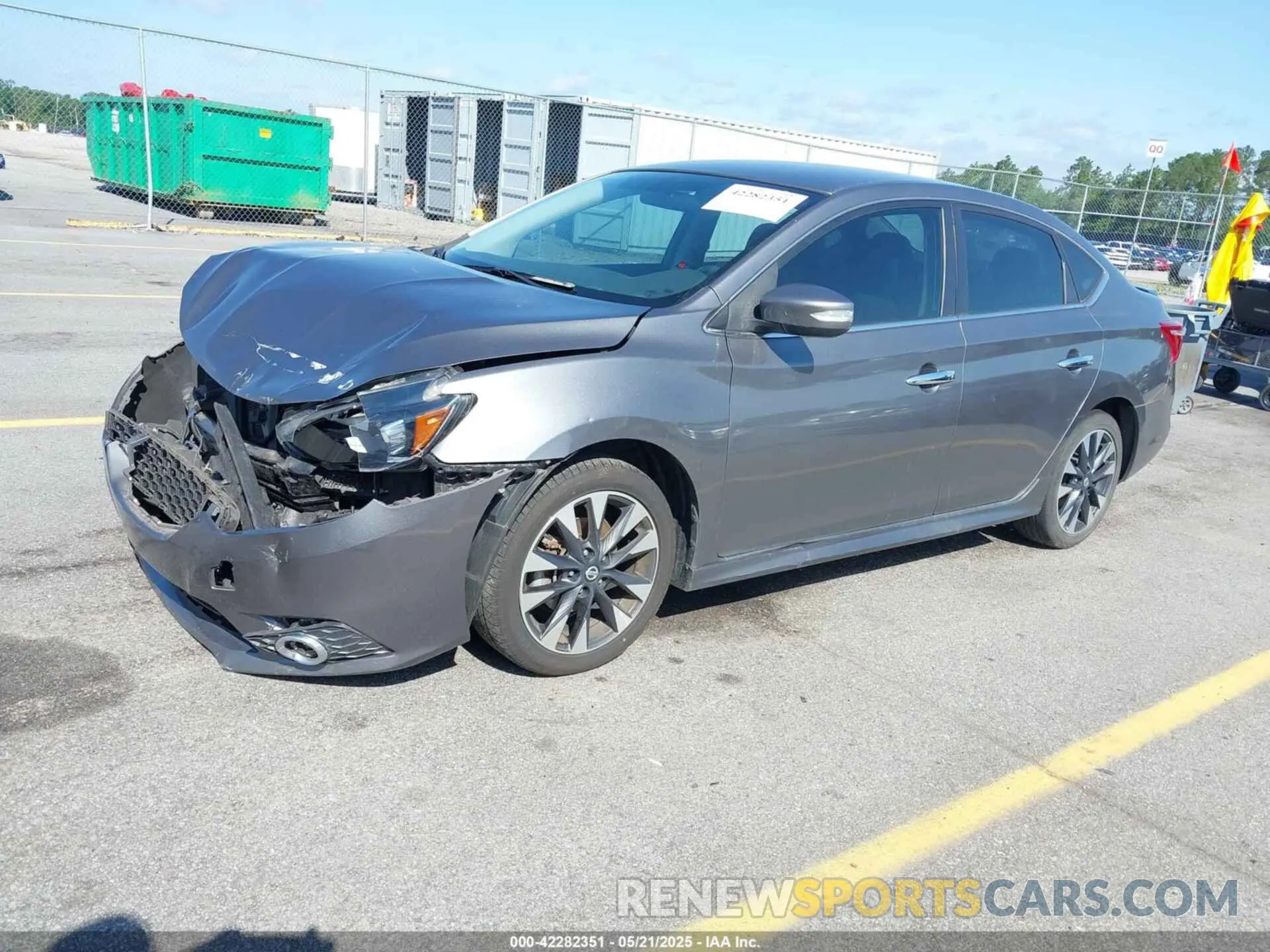 2 fotografías del automóvil dañado 3N1AB7AP4KY223236 NISSAN SENTRA 2019