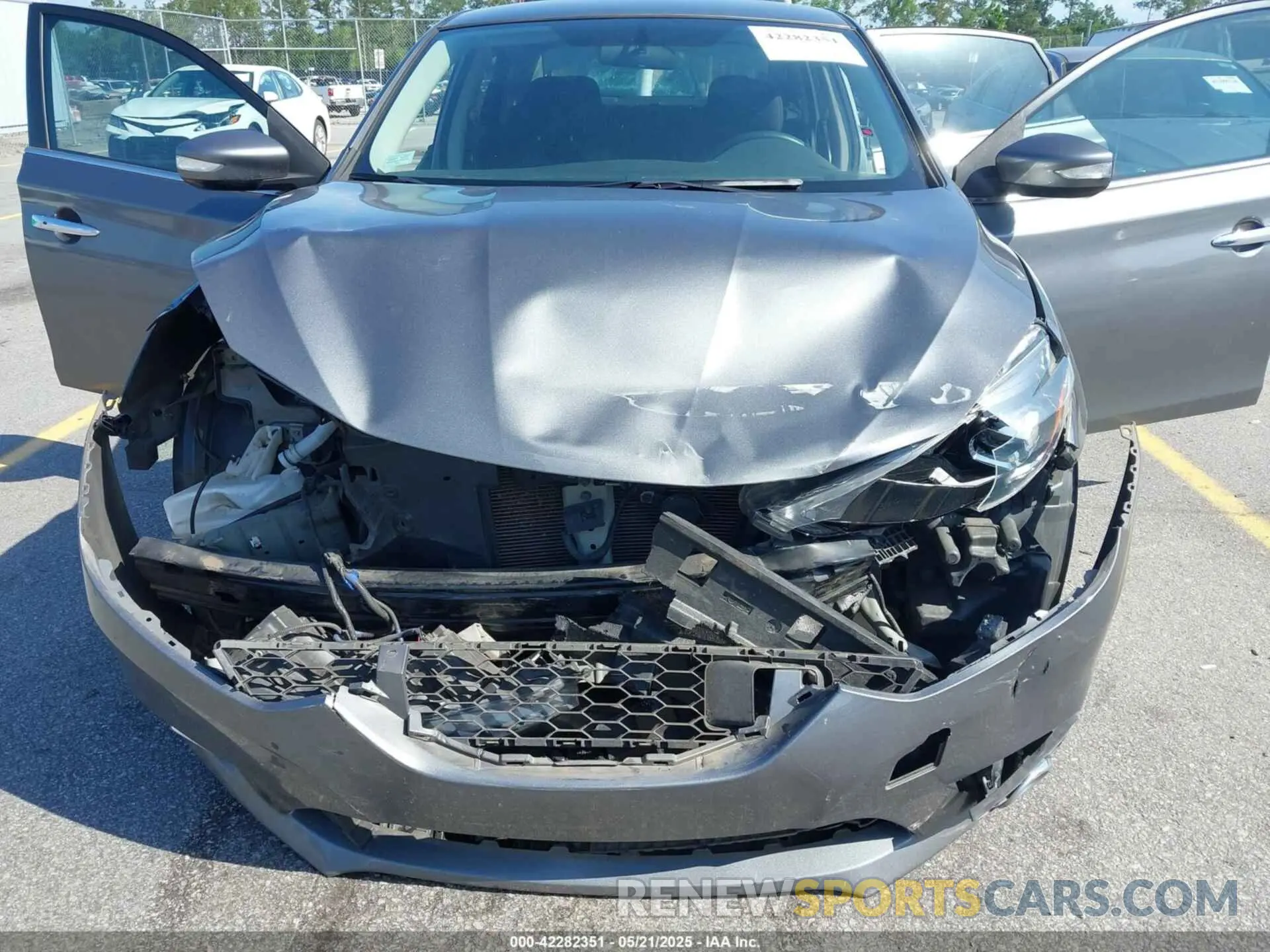 6 fotografías del automóvil dañado 3N1AB7AP4KY223236 NISSAN SENTRA 2019