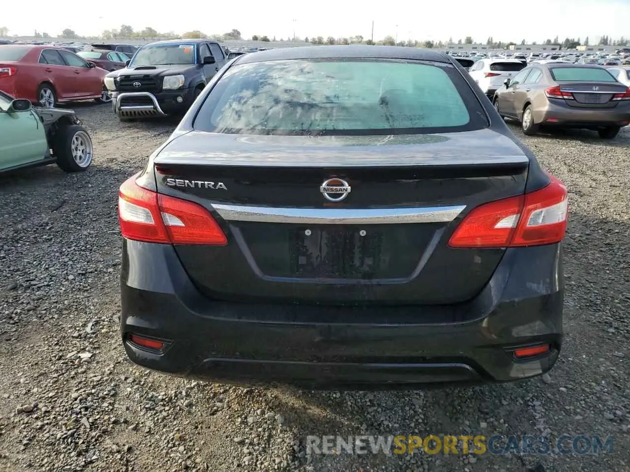 6 fotografías del automóvil dañado 3N1AB7AP4KY223589 NISSAN SENTRA 2019