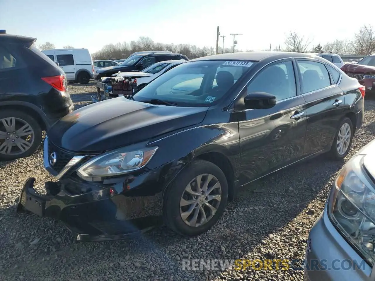 1 fotografías del automóvil dañado 3N1AB7AP4KY223592 NISSAN SENTRA 2019