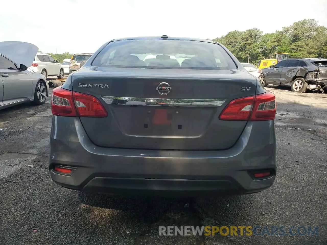 6 fotografías del automóvil dañado 3N1AB7AP4KY246712 NISSAN SENTRA 2019
