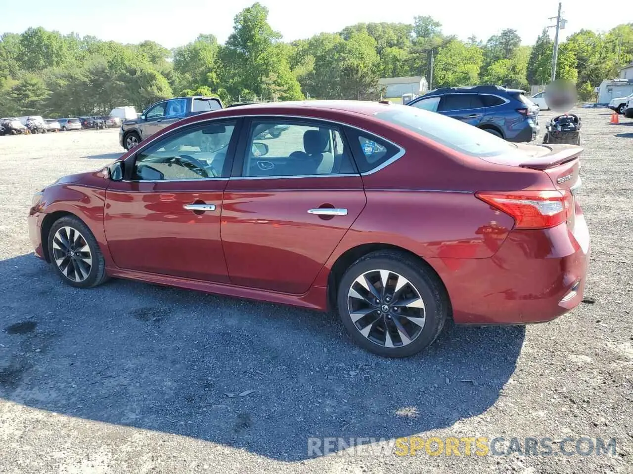 2 fotografías del automóvil dañado 3N1AB7AP4KY253952 NISSAN SENTRA 2019
