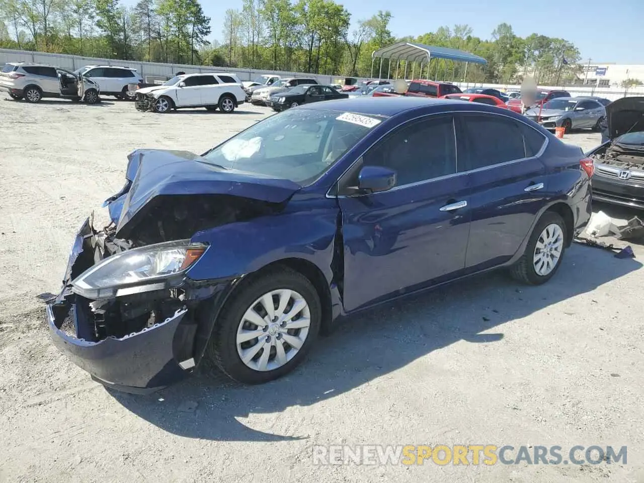 1 fotografías del automóvil dañado 3N1AB7AP4KY258780 NISSAN SENTRA 2019