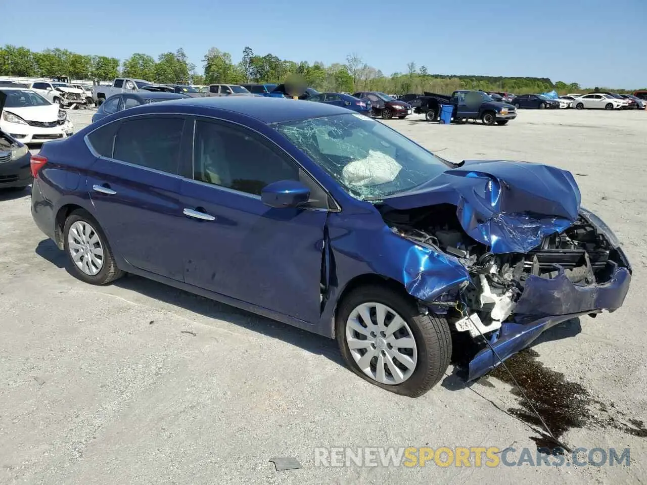 4 fotografías del automóvil dañado 3N1AB7AP4KY258780 NISSAN SENTRA 2019