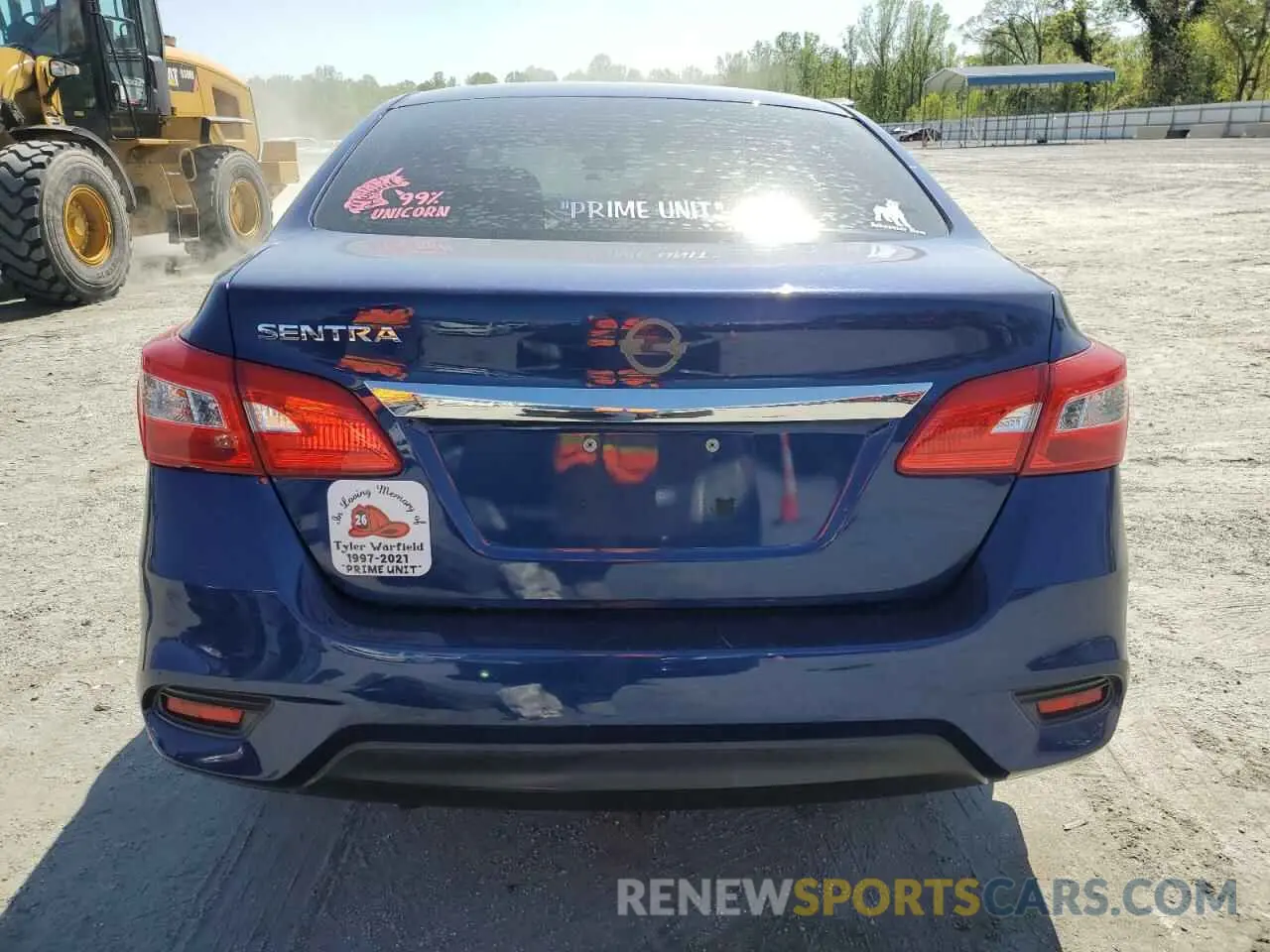 6 fotografías del automóvil dañado 3N1AB7AP4KY258780 NISSAN SENTRA 2019