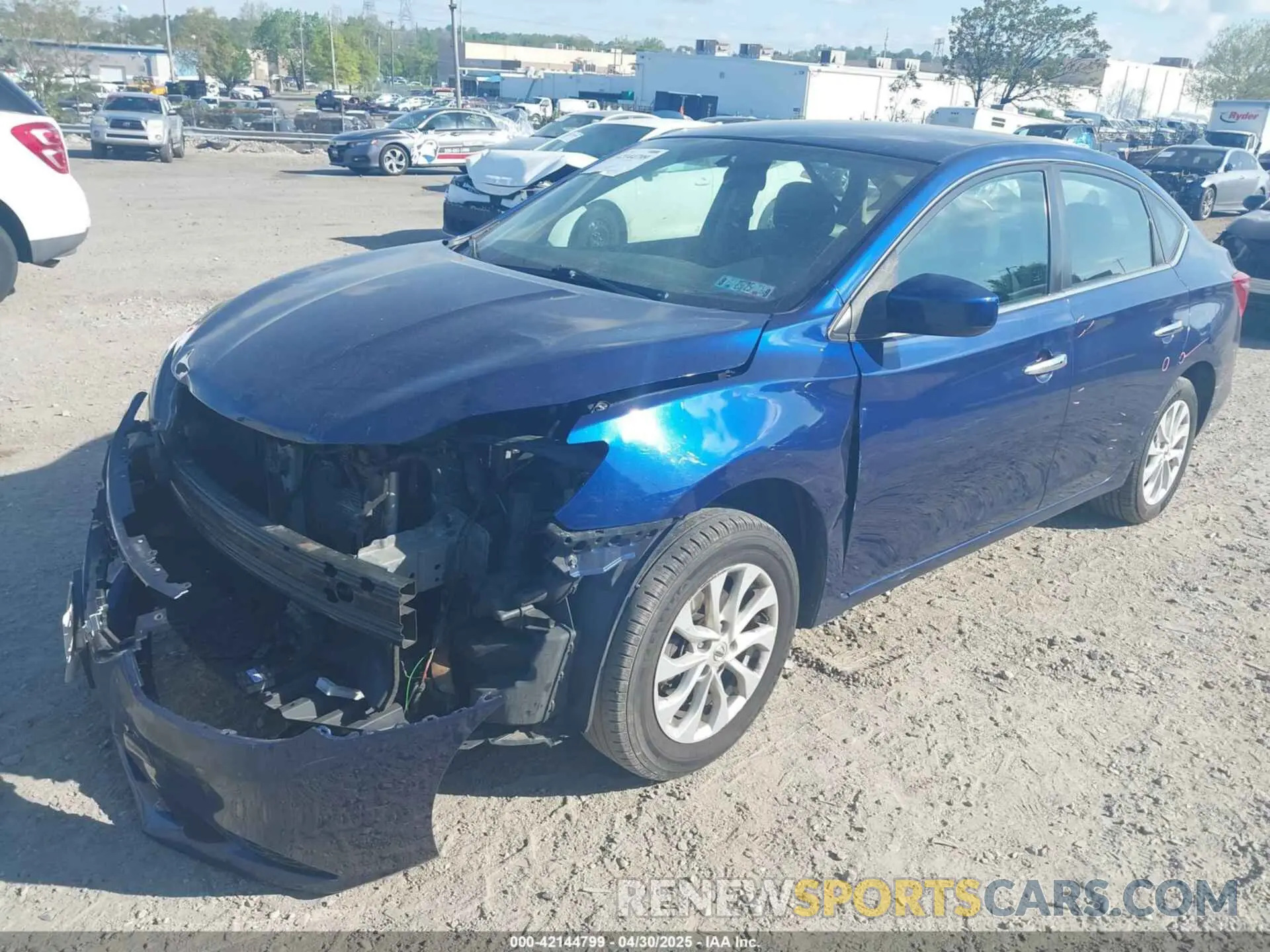 2 fotografías del automóvil dañado 3N1AB7AP4KY259699 NISSAN SENTRA 2019