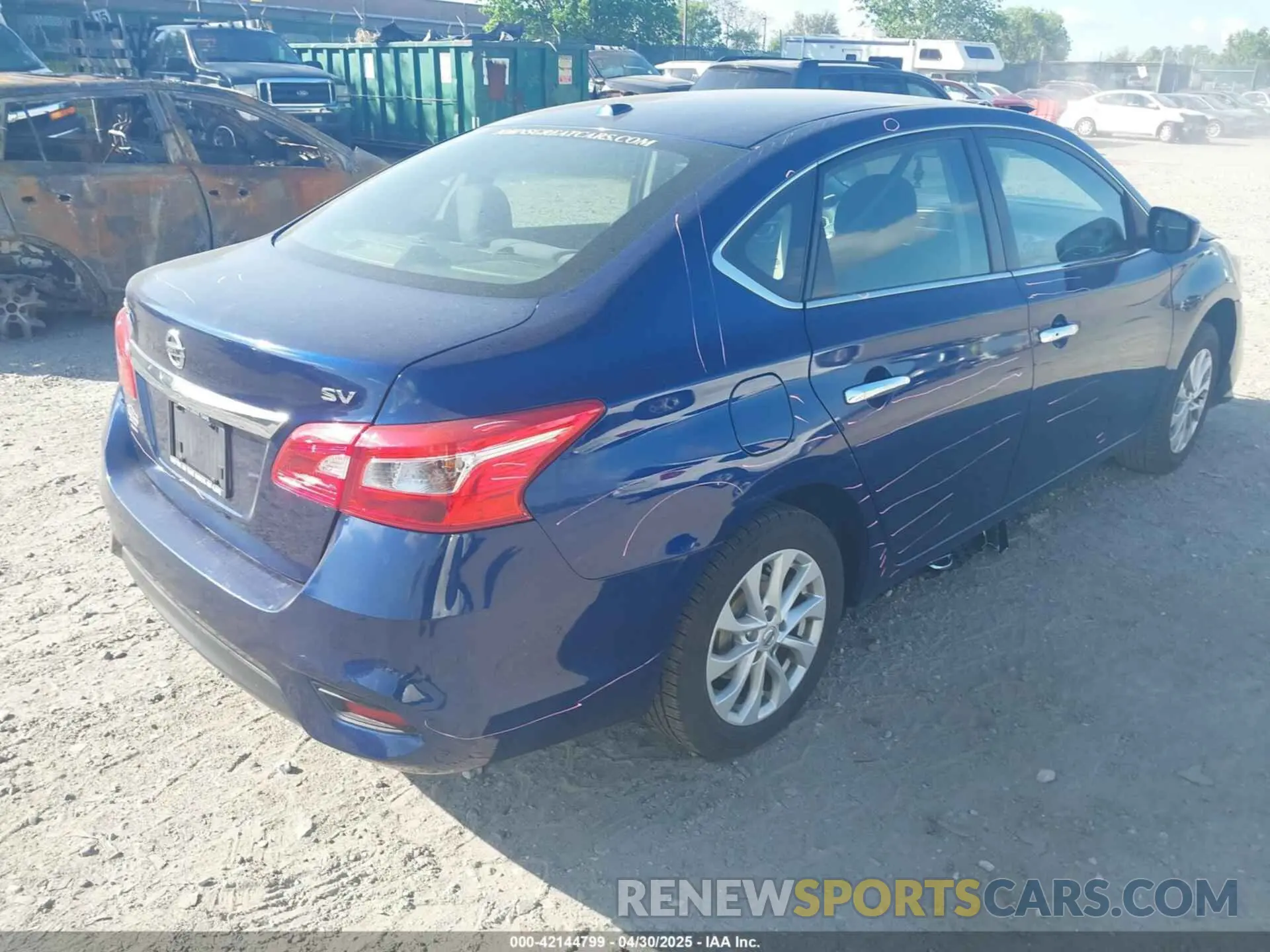 4 fotografías del automóvil dañado 3N1AB7AP4KY259699 NISSAN SENTRA 2019
