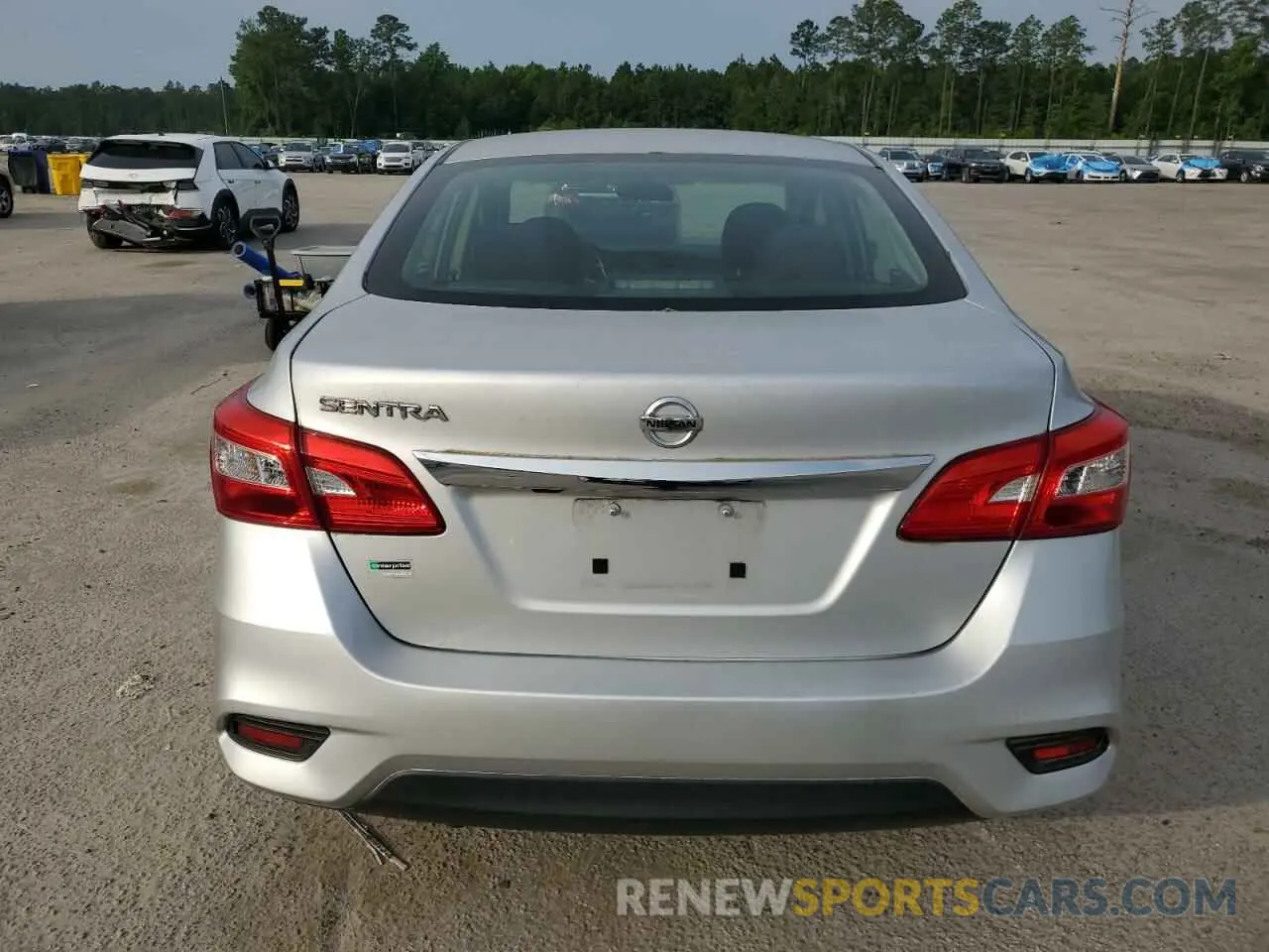 6 fotografías del automóvil dañado 3N1AB7AP4KY269021 NISSAN SENTRA 2019
