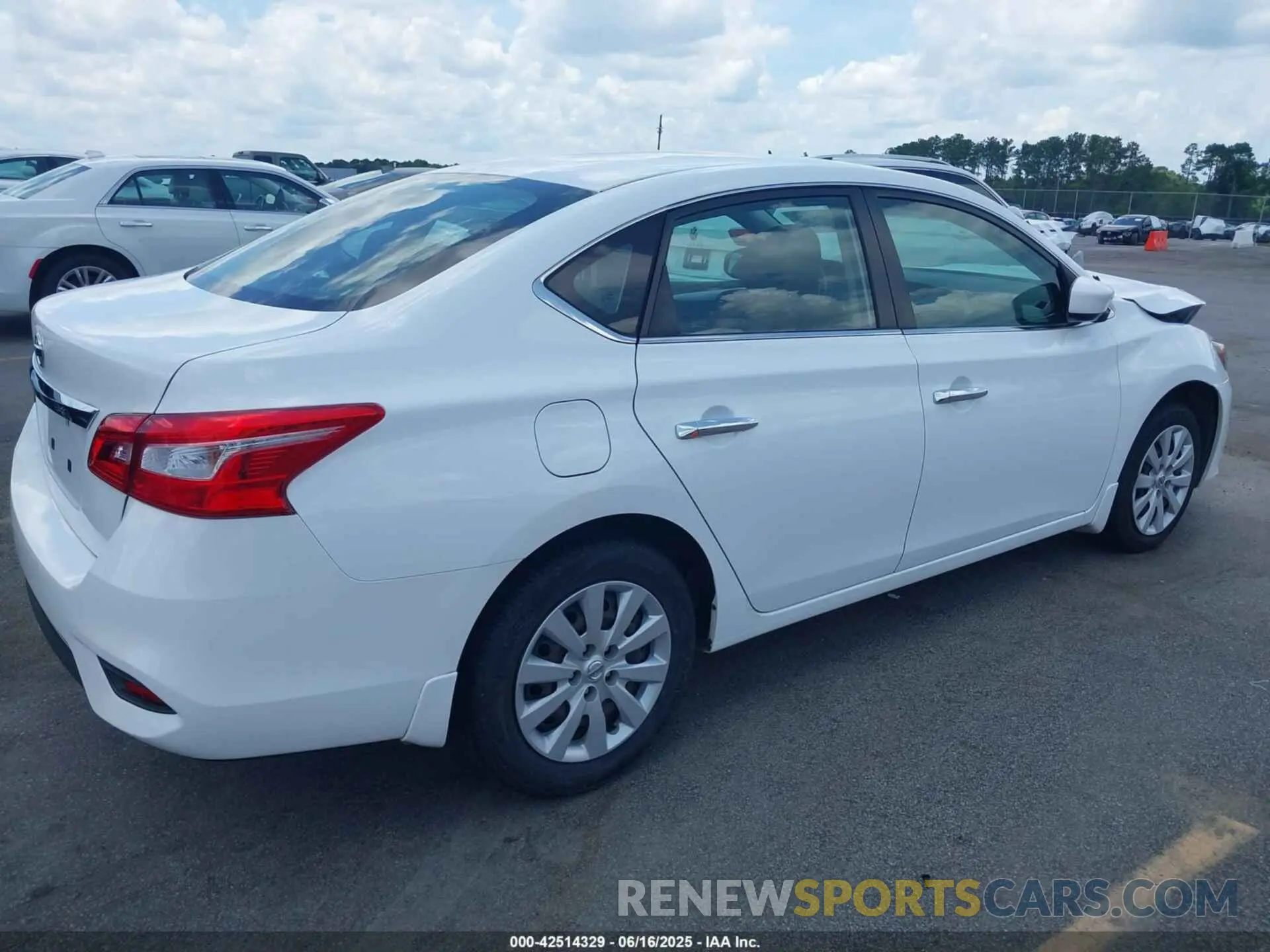 4 fotografías del automóvil dañado 3N1AB7AP4KY274297 NISSAN SENTRA 2019