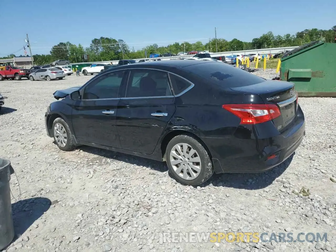 2 fotografías del automóvil dañado 3N1AB7AP4KY274574 NISSAN SENTRA 2019