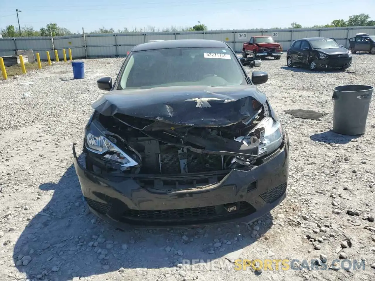 5 fotografías del automóvil dañado 3N1AB7AP4KY274574 NISSAN SENTRA 2019