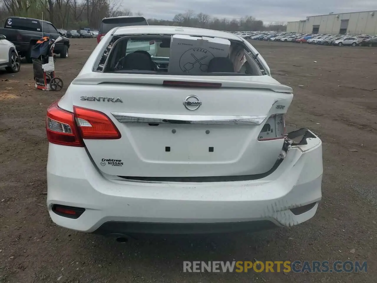 6 fotografías del automóvil dañado 3N1AB7AP4KY283954 NISSAN SENTRA 2019