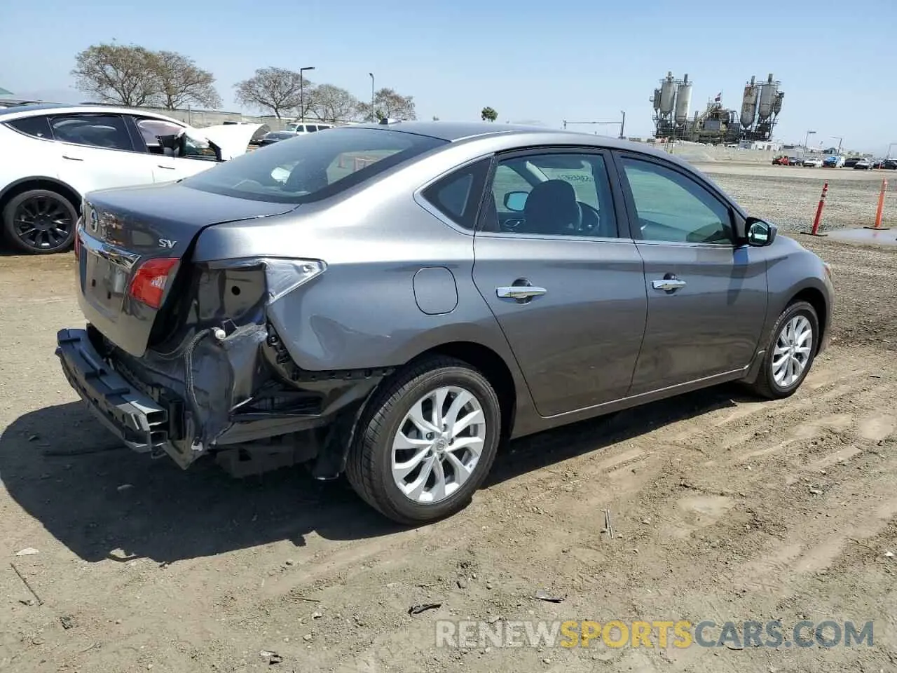 3 fotografías del automóvil dañado 3N1AB7AP4KY286708 NISSAN SENTRA 2019