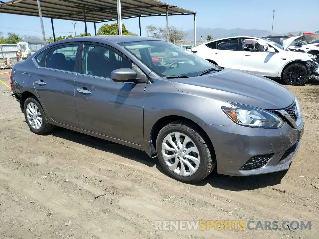 4 fotografías del automóvil dañado 3N1AB7AP4KY286708 NISSAN SENTRA 2019