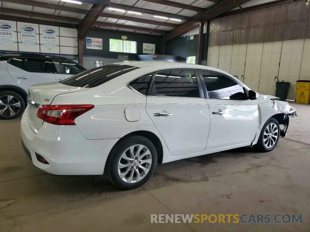 3 fotografías del automóvil dañado 3N1AB7AP4KY288183 NISSAN SENTRA 2019