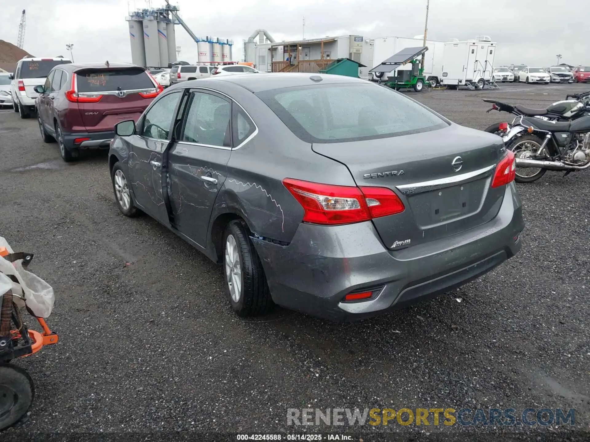 3 fotografías del automóvil dañado 3N1AB7AP4KY289561 NISSAN SENTRA 2019
