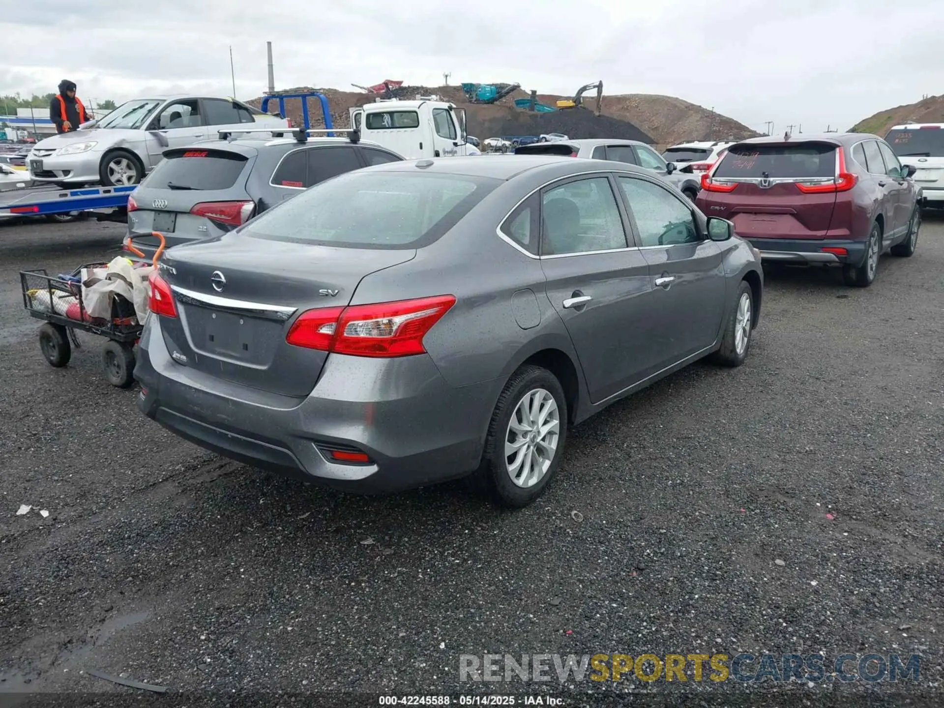 4 fotografías del automóvil dañado 3N1AB7AP4KY289561 NISSAN SENTRA 2019