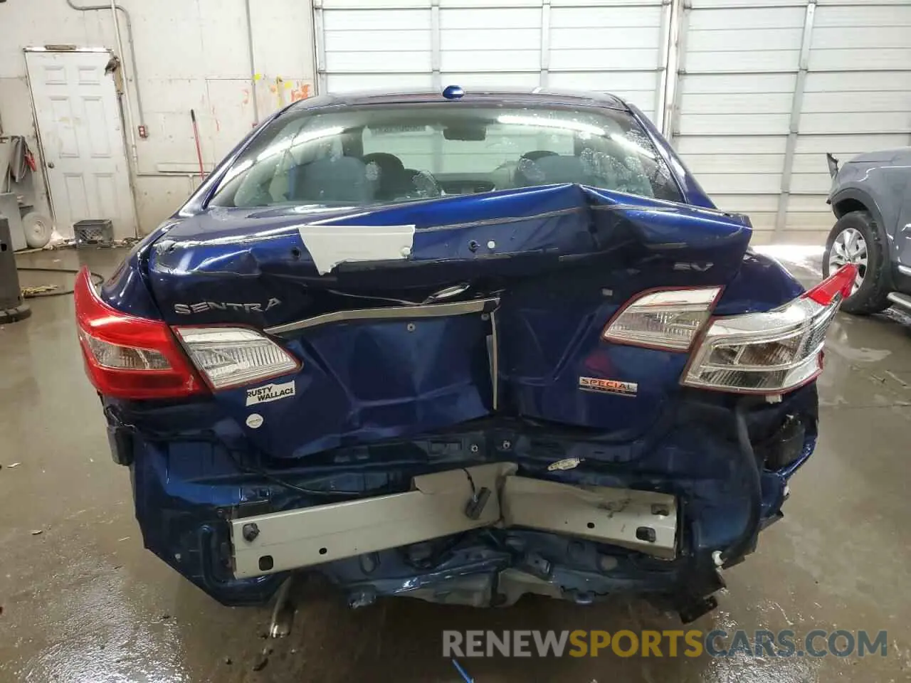 6 fotografías del automóvil dañado 3N1AB7AP4KY307539 NISSAN SENTRA 2019