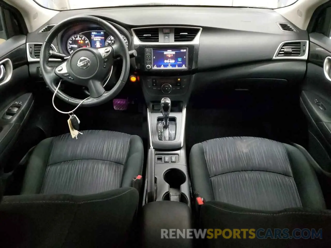 8 fotografías del automóvil dañado 3N1AB7AP4KY307539 NISSAN SENTRA 2019