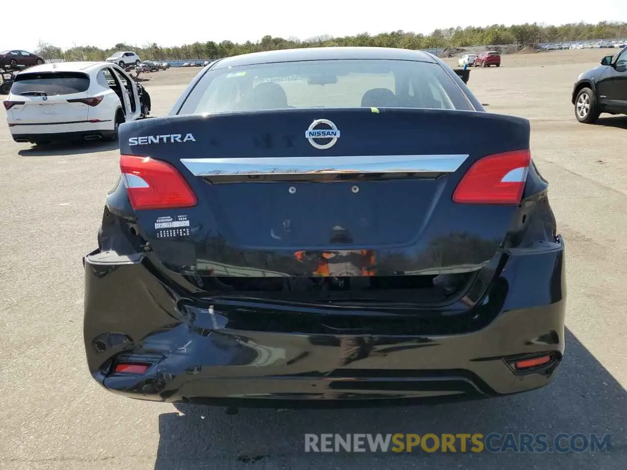 6 fotografías del automóvil dañado 3N1AB7AP4KY322865 NISSAN SENTRA 2019