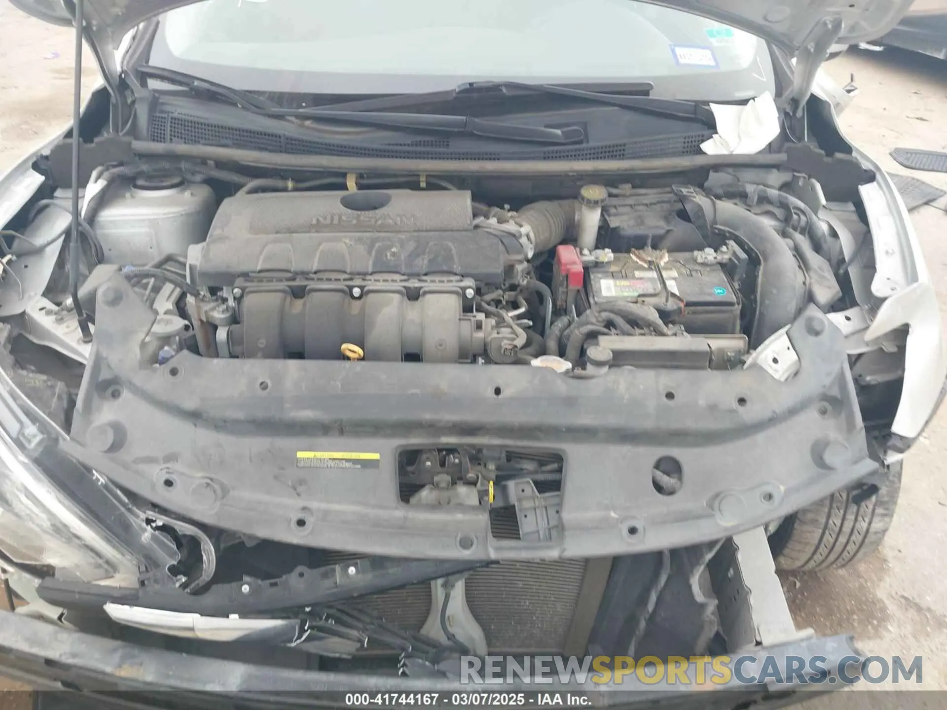 10 fotografías del automóvil dañado 3N1AB7AP4KY327516 NISSAN SENTRA 2019