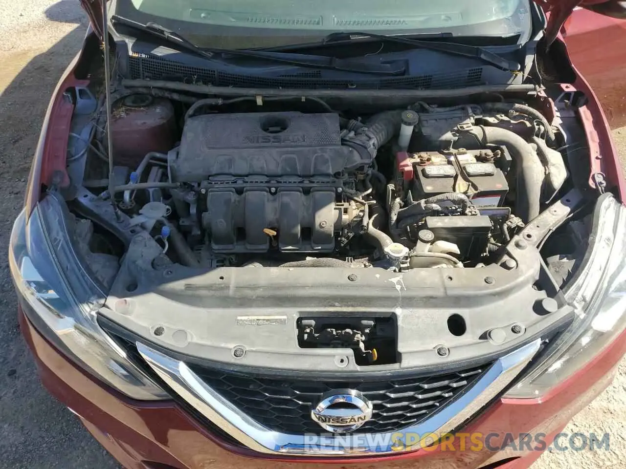 11 fotografías del automóvil dañado 3N1AB7AP4KY335566 NISSAN SENTRA 2019